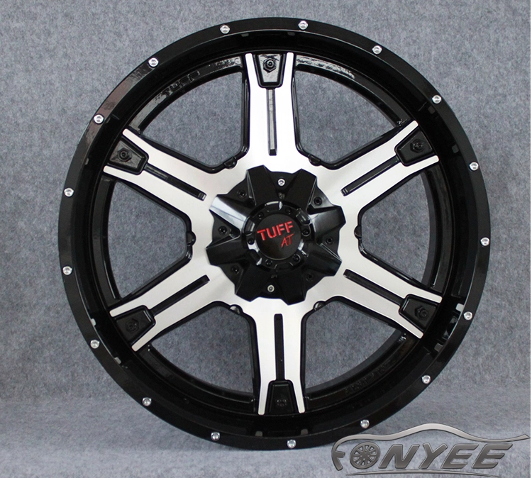 картинка Новые диски TUFF  R22 6X139,7 ET20 J9 черные с серебром от магазина  StreetTuning