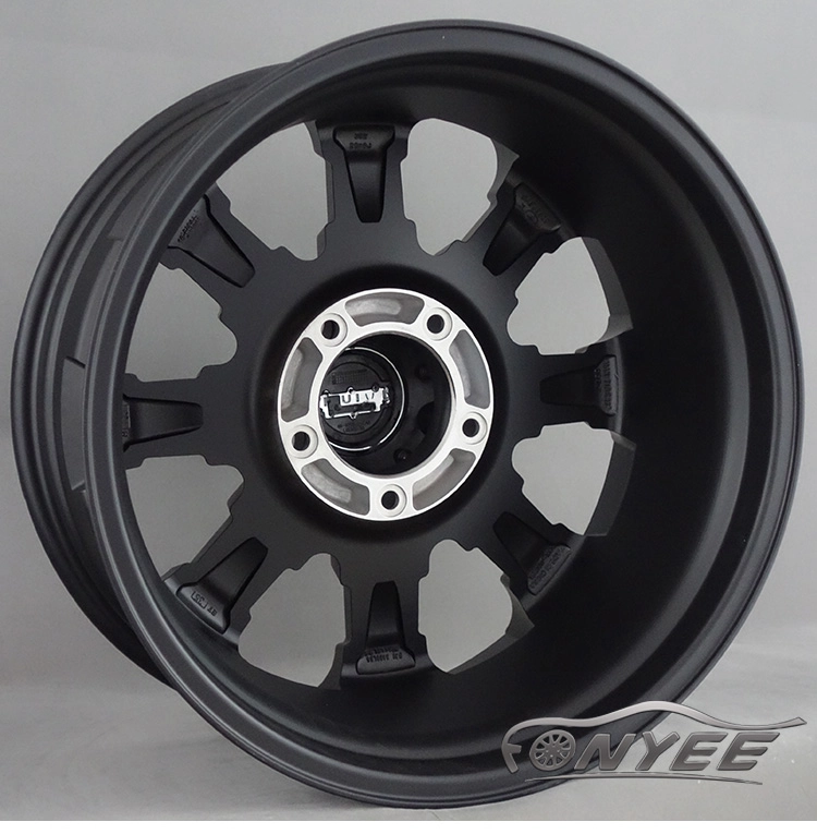 картинка Новые диски Future R17 5X110 ET20 J8 черный мат + серебро от магазина  StreetTuning