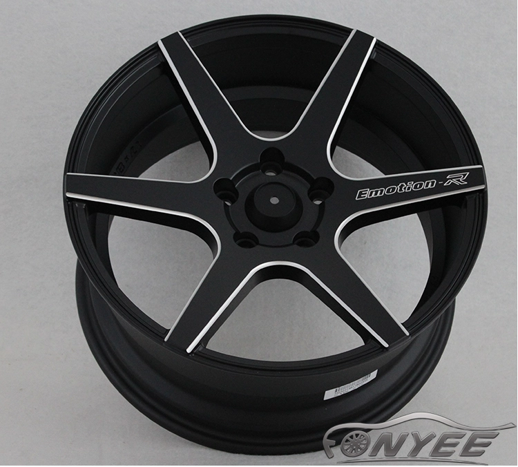 картинка Новые диски SHOGUN EMOTION R V06-R R17 5X114,3 ET30 J8 черный мат + серебро от магазина  StreetTuning