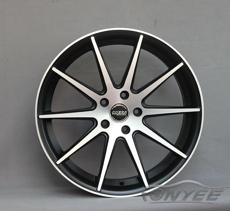 картинка Новые диски Cobra R19 J9,5 ET+38 5x114,3 черный + серебро от магазина  StreetTuning