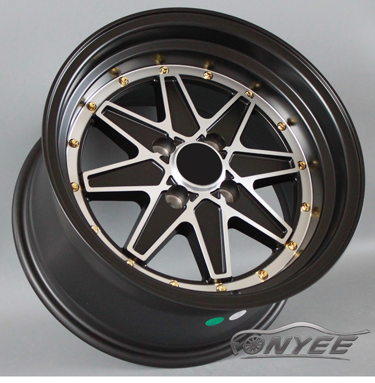 картинка Новые диски SSR Jilba Racing R15 4X100 ET20 J8,25 черный + серебро от магазина  StreetTuning