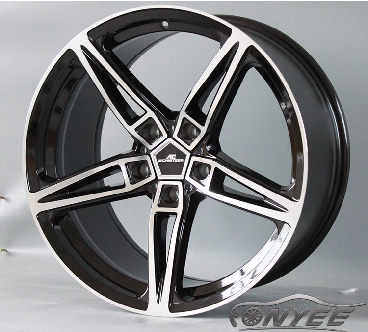 картинка Новые диски AC schnitzer AC1 R19 5X108 ET40 J8,5 черный глянец + серебро от магазина  StreetTuning