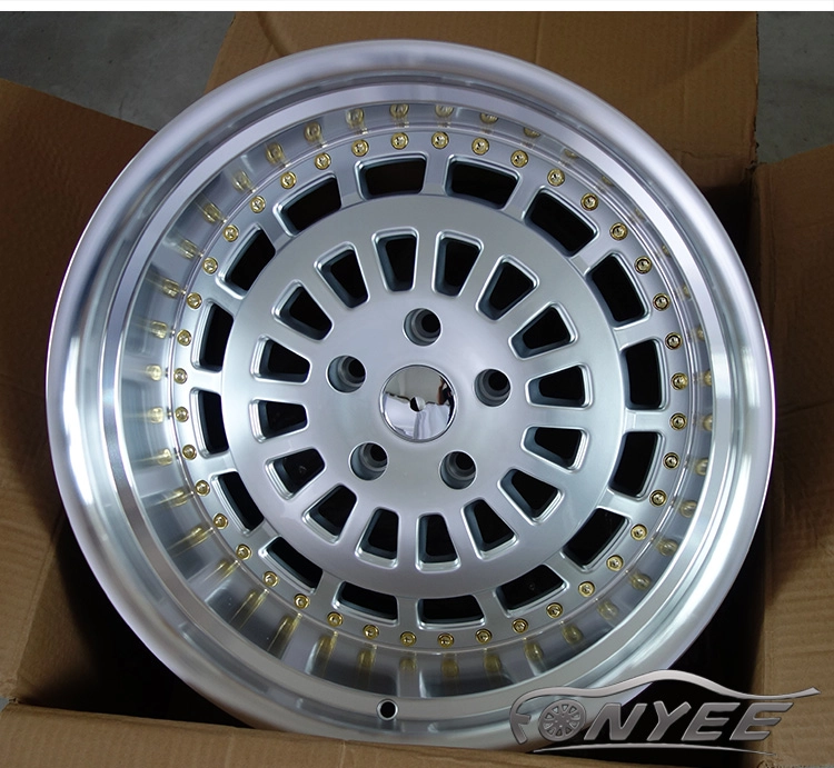 картинка Новые диски ESM 015 R19 5x120 ET25 J11 серебро + золотистые болтики от магазина  StreetTuning