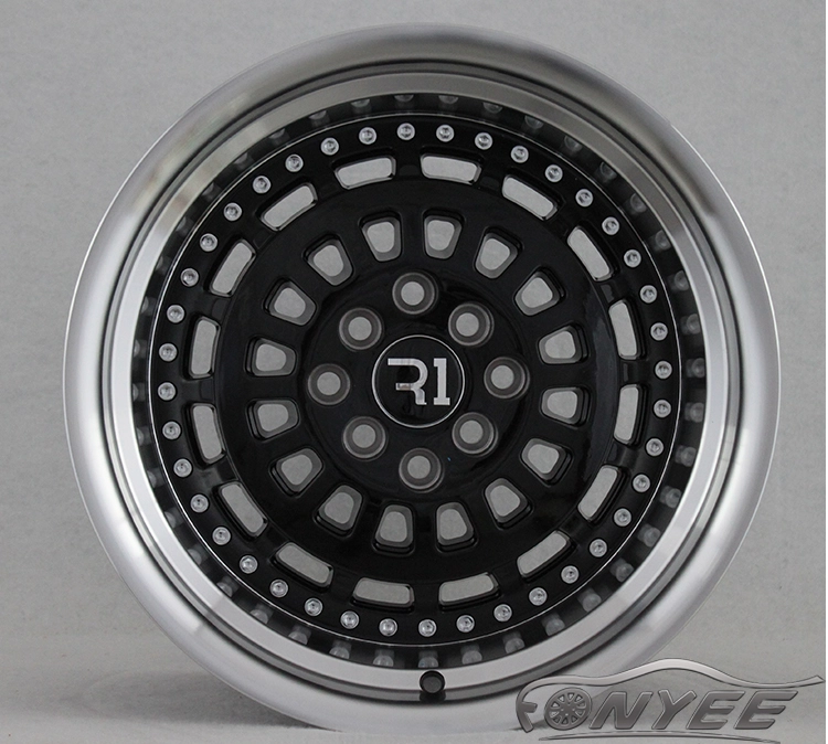 картинка Новые диски ESM 015 R16 4x100-114,3 ET20 J8 черный глянец + серебро от магазина  StreetTuning