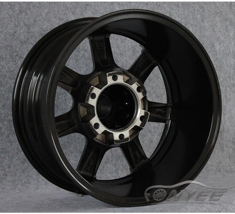 картинка Новые диски Powcan модель 10 R16 6X139,7 ET-10 J8 черный глянец + серебро от магазина  StreetTuning