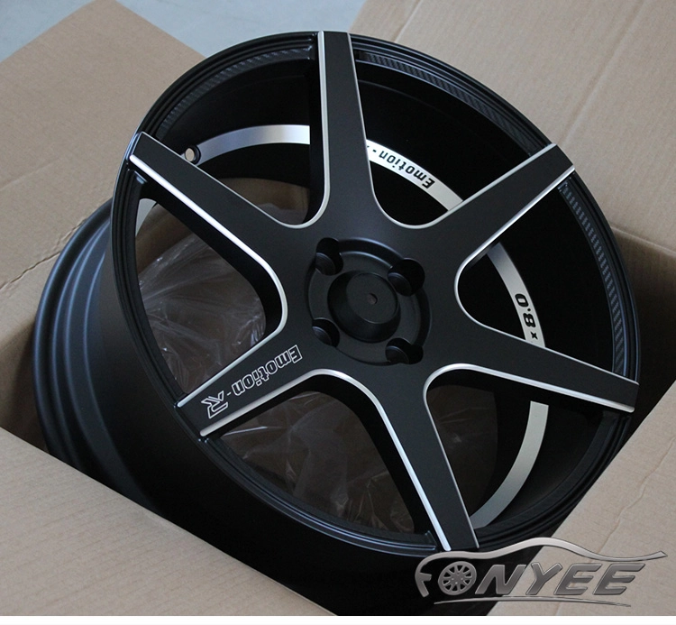 картинка Новые диски SHOGUN EMOTION R V06-R R16 4X100 ET28 J7,5 черный мат + серебро от магазина  StreetTuning