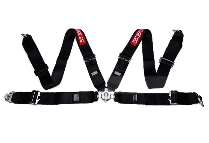 картинка 4-х точечный ремень безопасности Sparco Style , черный от магазина  StreetTuning