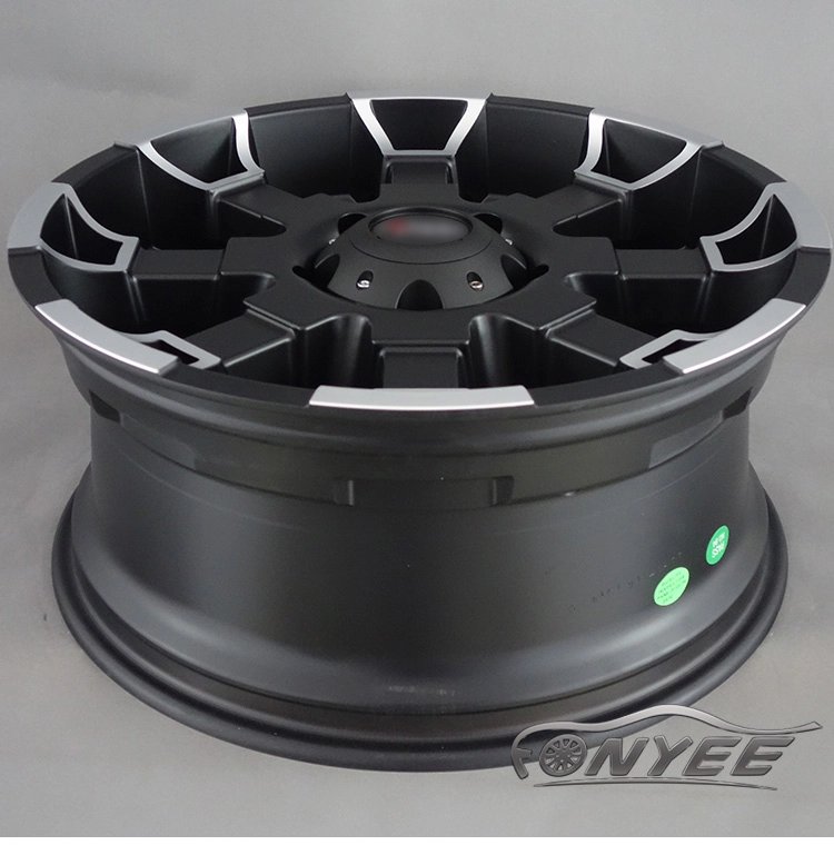 картинка Новые диски Future R17 5X110 ET20 J8 черный мат + серебро от магазина  StreetTuning