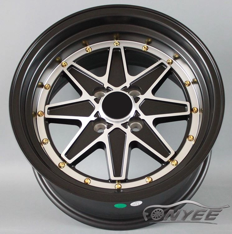 картинка Новые диски SSR Jilba Racing R15 4X100 ET20 J8,25 черный + серебро от магазина  StreetTuning