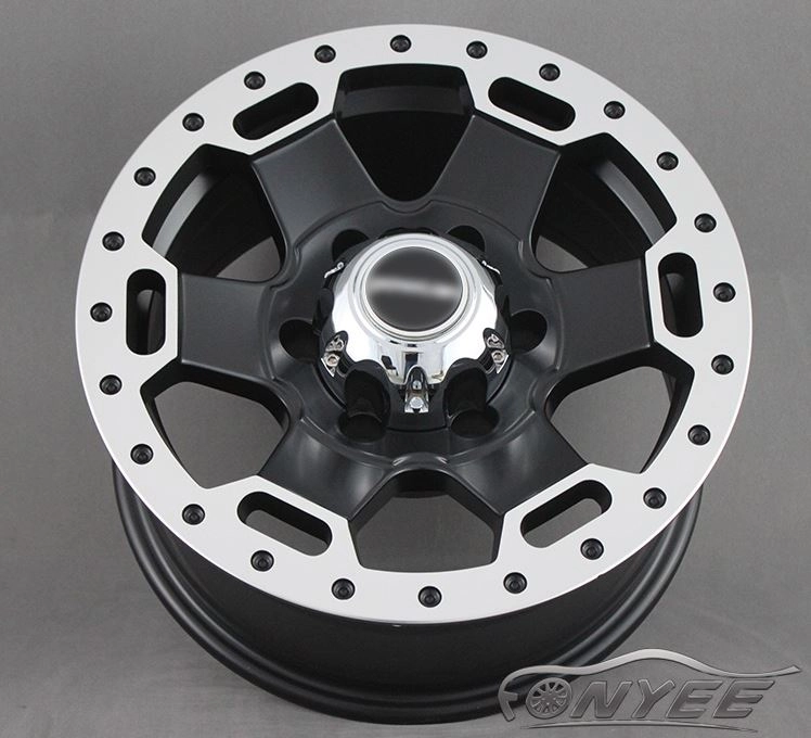 картинка Новые диски Powcan модель 7 R15 J7 ET-15 6x139,7 черный мат + серебро от магазина  StreetTuning