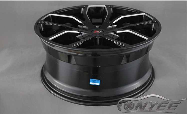 картинка Новые диски K9 E29 R22 5х135/139,7 ET15 J9,5 черный + серебро от магазина  StreetTuning