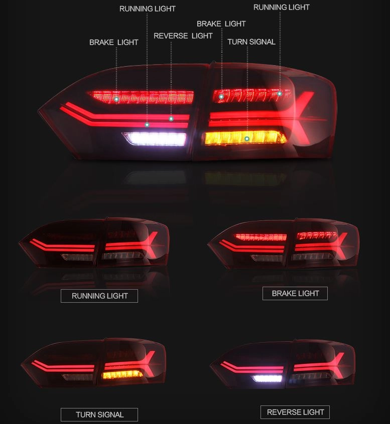 картинка Задние фонари Volkswagen Jetta 6 2011-2013 от магазина  StreetTuning