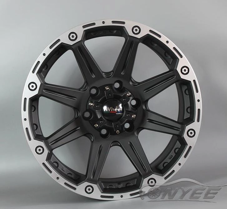 картинка Новые диски TUFF 02 R18 5X139,7 ET20 J8,5 черные матовые от магазина  StreetTuning