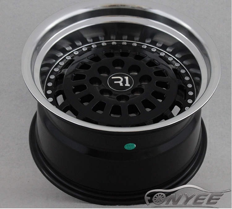 картинка Новые диски ESM 015 R16 4x100-114,3 ET20 J8 черный глянец + серебро от магазина  StreetTuning