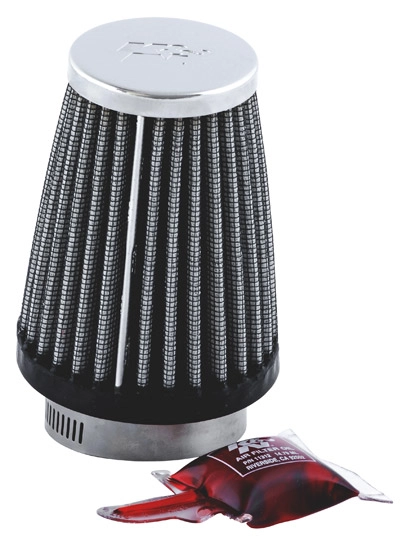 картинка Фильтр нулевого сопротивления универсальный K&N RC-1290   Chrome Filter магазин  StreetTuning 