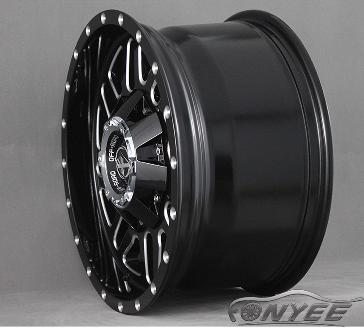 картинка Новые диски XF-201 OFF-ROAD R17 6х139,7 J9 ET-12 черный мат от магазина  StreetTuning