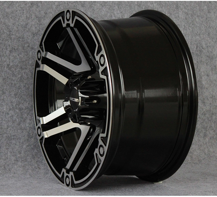 картинка Новые диски Powcan модель 13 R16 6X139,7 ET-13 J8 серебро + черный глянец от магазина  StreetTuning