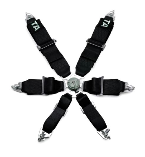 картинка Ремень безопасности 5-ти точечный TAKATA Style, черный магазин  StreetTuning 