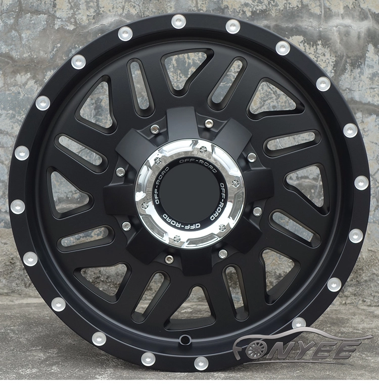 картинка Новые диски XF-201 OFF-ROAD R17 6х139,7 J9 ET-12 черный мат от магазина  StreetTuning