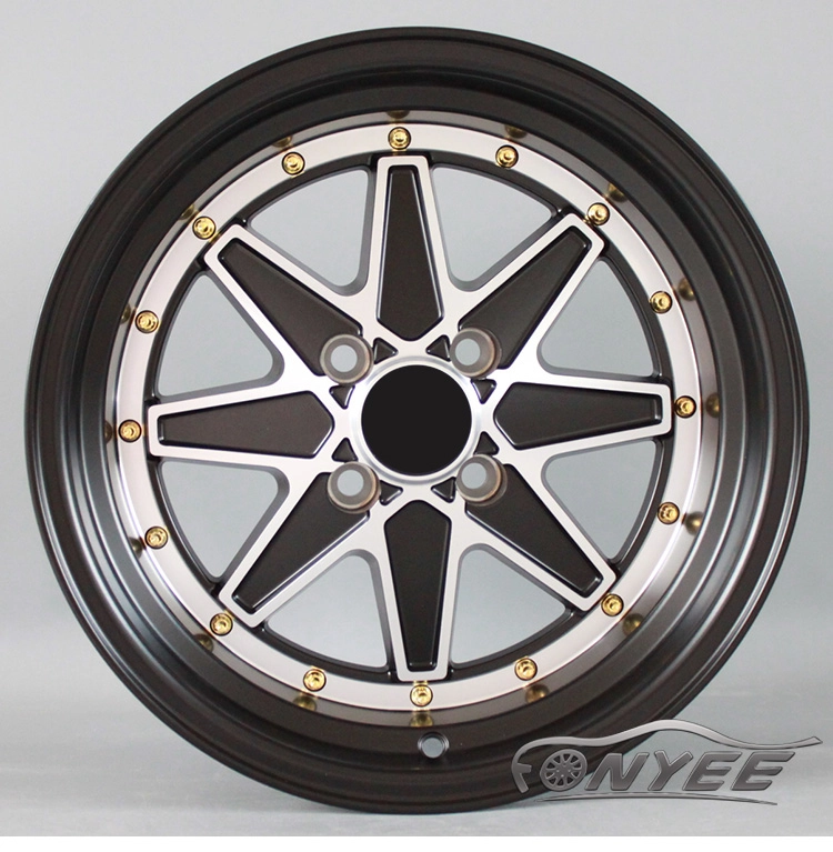 картинка Новые диски SSR Jilba Racing R15 4X100 ET20 J8,25 черный + серебро от магазина  StreetTuning