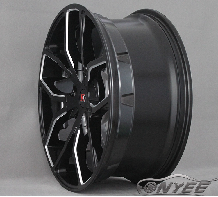 картинка Новые диски K9 E29 R22 5х135/139,7 ET15 J9,5 черный + серебро от магазина  StreetTuning