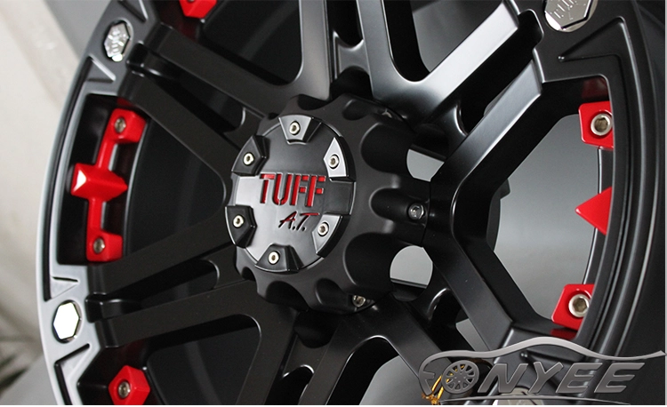 картинка Новые диски TUFF R17 6X139,7 ET-10 J9 черные от магазина  StreetTuning