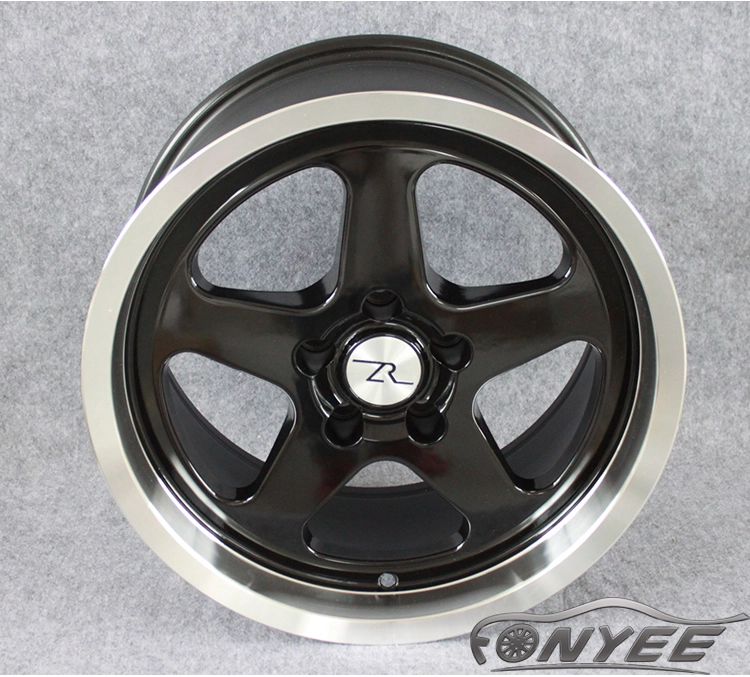картинка Новые диски ZR R17 5x114,3 ET20 J10 черные + полированная полка от магазина  StreetTuning